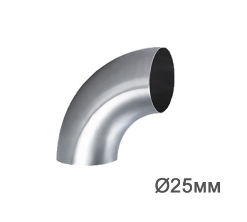 Купить Отвод стальной 90 градусов, 25мм